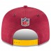 Men's Washington Redskins New Era Burgundy/Gold 2018 NFL Sideline Home Official 9FIFTY Snapback Adjustable Hat 3058530
